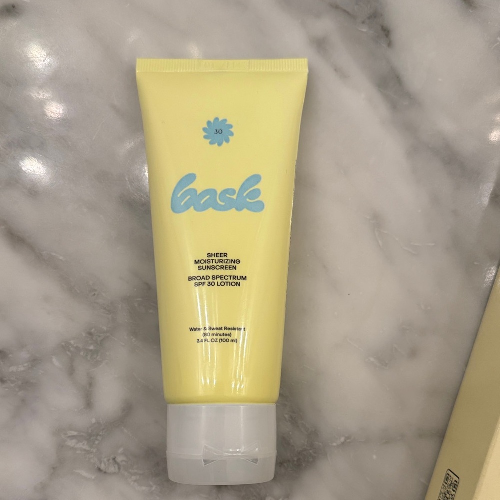 Bask Sheer Vegan Moisturizing Lotion SPF 30- UNOPENED!